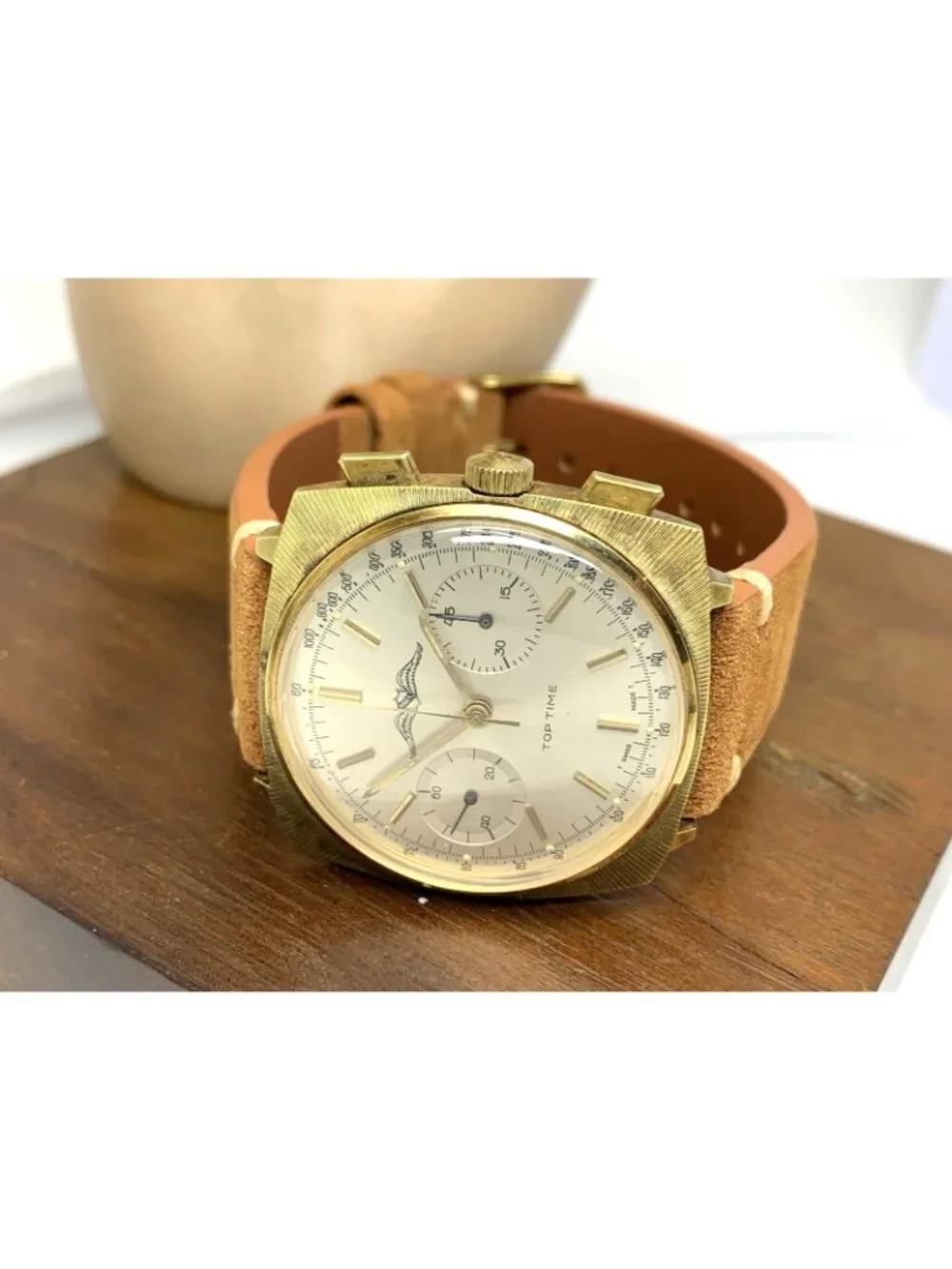 Breitling Top Time AOPA Logo Ref. 2009 Men's Watch 1967 Swiss Chronograph 37mm